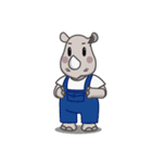 Baba The Rhino（個別スタンプ：32）