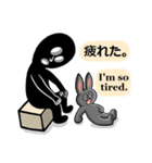 黒うさぎの英会話withくろかげ君（個別スタンプ：13）