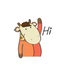 Joyful Fat Giraffe（個別スタンプ：1）