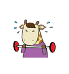 Joyful Fat Giraffe（個別スタンプ：23）