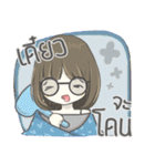 crazy shy girl（個別スタンプ：8）