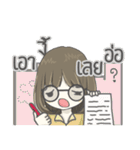 crazy shy girl（個別スタンプ：36）