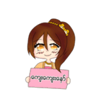 Miss Pretty Myanmar (Burmese/Myanmar)（個別スタンプ：3）