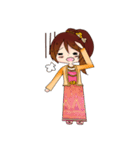 Miss Pretty Myanmar (Burmese/Myanmar)（個別スタンプ：16）
