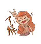 てんてくらがーるず（個別スタンプ：1）