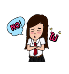 female ＆ Male students（個別スタンプ：4）