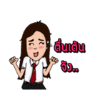 female ＆ Male students（個別スタンプ：8）