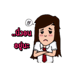 female ＆ Male students（個別スタンプ：14）