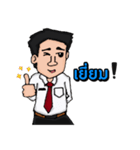 female ＆ Male students（個別スタンプ：28）