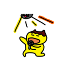 ぷりんちゃんと賢い仲間たちの愉快な王国（個別スタンプ：3）