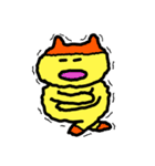 ぷりんちゃんと賢い仲間たちの愉快な王国（個別スタンプ：18）