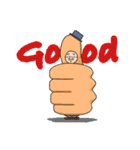 躍動する紳士（個別スタンプ：6）
