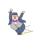 躍動する紳士（個別スタンプ：9）