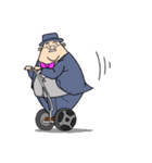 躍動する紳士（個別スタンプ：16）