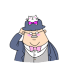 躍動する紳士（個別スタンプ：19）