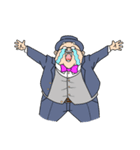 躍動する紳士（個別スタンプ：20）