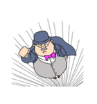 躍動する紳士（個別スタンプ：21）