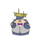 躍動する紳士（個別スタンプ：23）