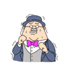 躍動する紳士（個別スタンプ：27）