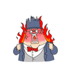 躍動する紳士（個別スタンプ：29）