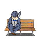 躍動する紳士（個別スタンプ：30）