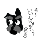黒シュナ文太（個別スタンプ：30）