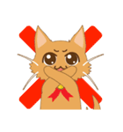 ねこのソマリ三兄弟（個別スタンプ：10）