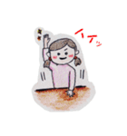 色鉛筆ほのぼの（個別スタンプ：2）