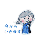 色鉛筆ほのぼの（個別スタンプ：3）