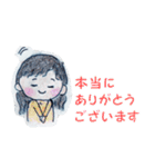色鉛筆ほのぼの（個別スタンプ：5）