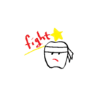 ホワイト君と仲間たち（個別スタンプ：19）