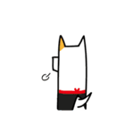 White Dog and his co worker（個別スタンプ：1）