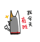 White Dog and his co worker（個別スタンプ：9）