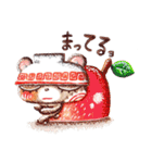 ラーメンどんぶりをかぶったクマさん2（個別スタンプ：22）