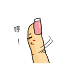 指です。（個別スタンプ：38）