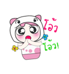 Hello my name is Saki..^_^（個別スタンプ：4）