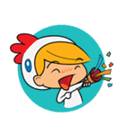 Happiness Chicken（個別スタンプ：3）