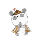 Little Panda Pangpang（個別スタンプ：10）