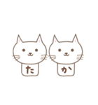 たかちゃんネコ cat for Takachan（個別スタンプ：28）