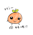 Happy Little Orange（個別スタンプ：10）