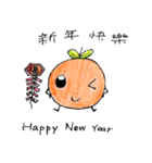 Happy Little Orange（個別スタンプ：23）