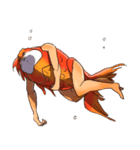 Goldfish brain（個別スタンプ：8）