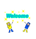 ビックリコンビ！（個別スタンプ：14）