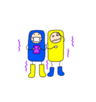 ビックリコンビ！（個別スタンプ：35）