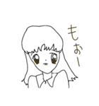 女の子が描いた女の子（個別スタンプ：26）