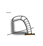 Emotionless Worm（個別スタンプ：26）