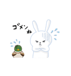 うさぎクンとカモさん（個別スタンプ：3）