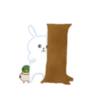 うさぎクンとカモさん（個別スタンプ：20）