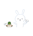 うさぎクンとカモさん（個別スタンプ：22）