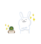 うさぎクンとカモさん（個別スタンプ：23）